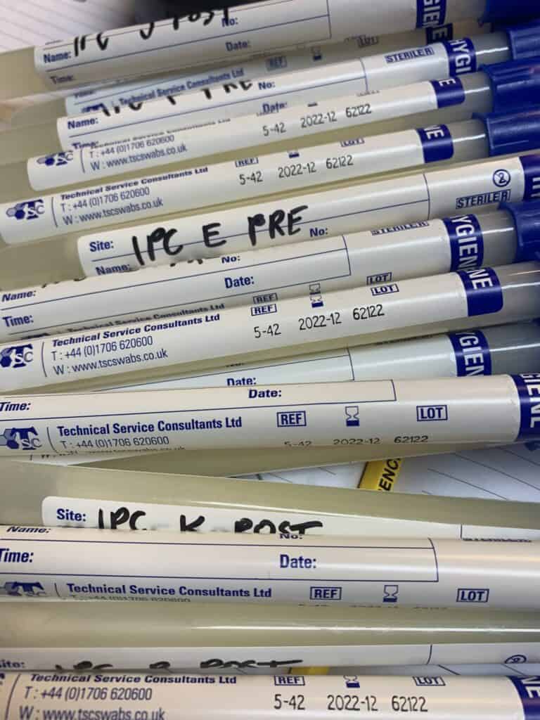 hypochlorous acid swabs